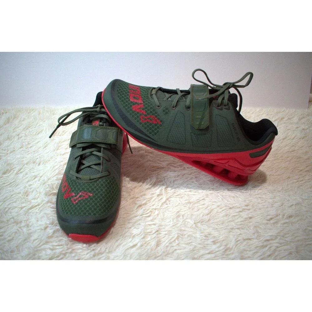 Inov-8 FastLift 325 Training Sneakers 000722‑GR‑RD‑01 Men's Size 9.5/Women's 11